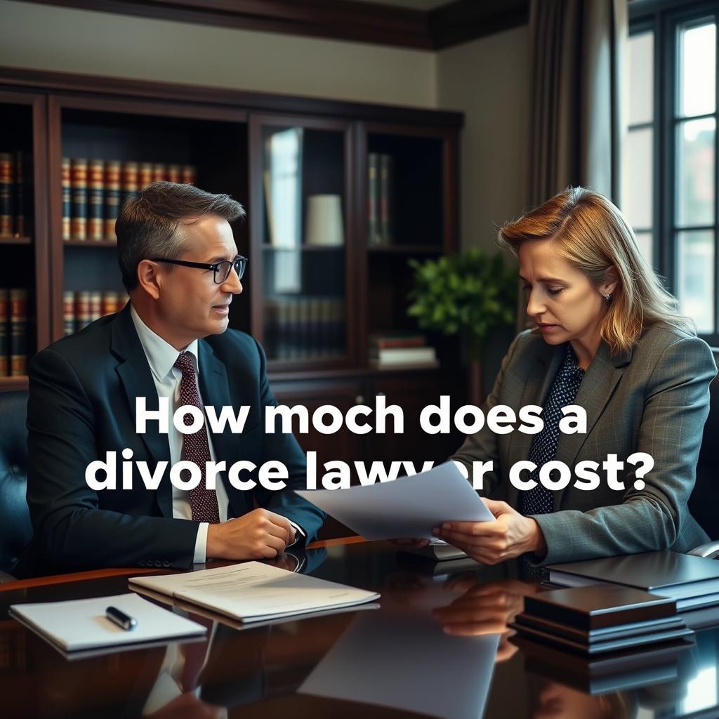 How much does a divorce lawyer cost in Monmouth County